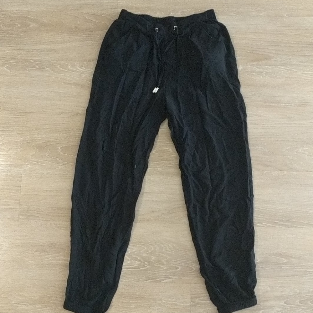 Black and Gold Joggers